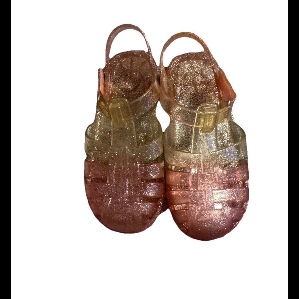 Glitter Ombre Jelly Sandals -